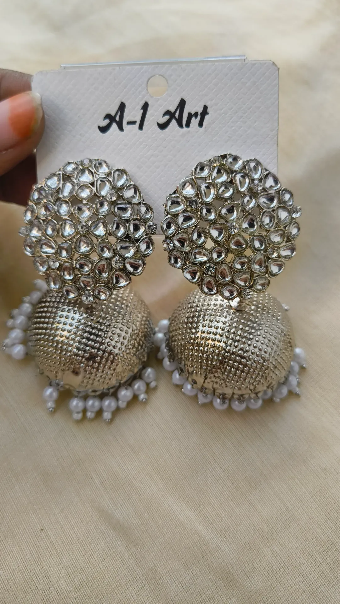 [SKU-027] Stone Jhumka Festive