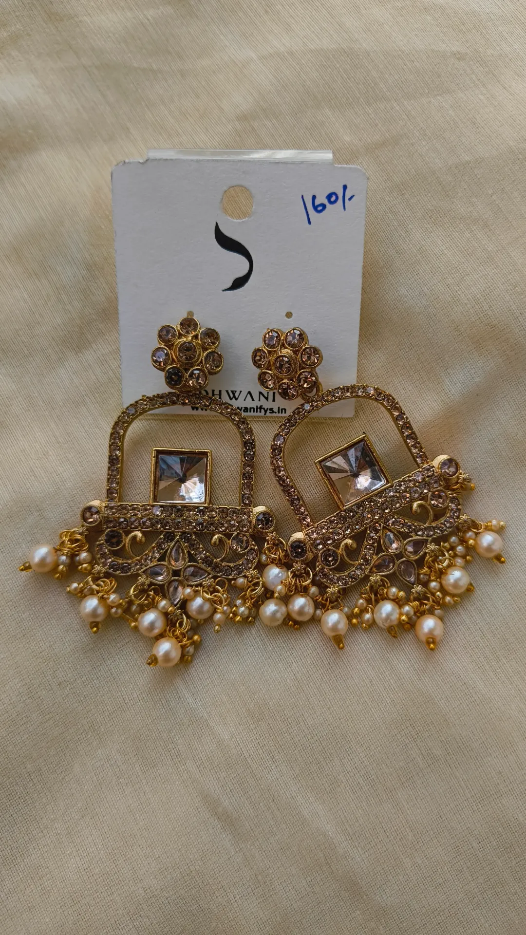 [SKU-029] Mehandi Gold Earring [SKU-029]