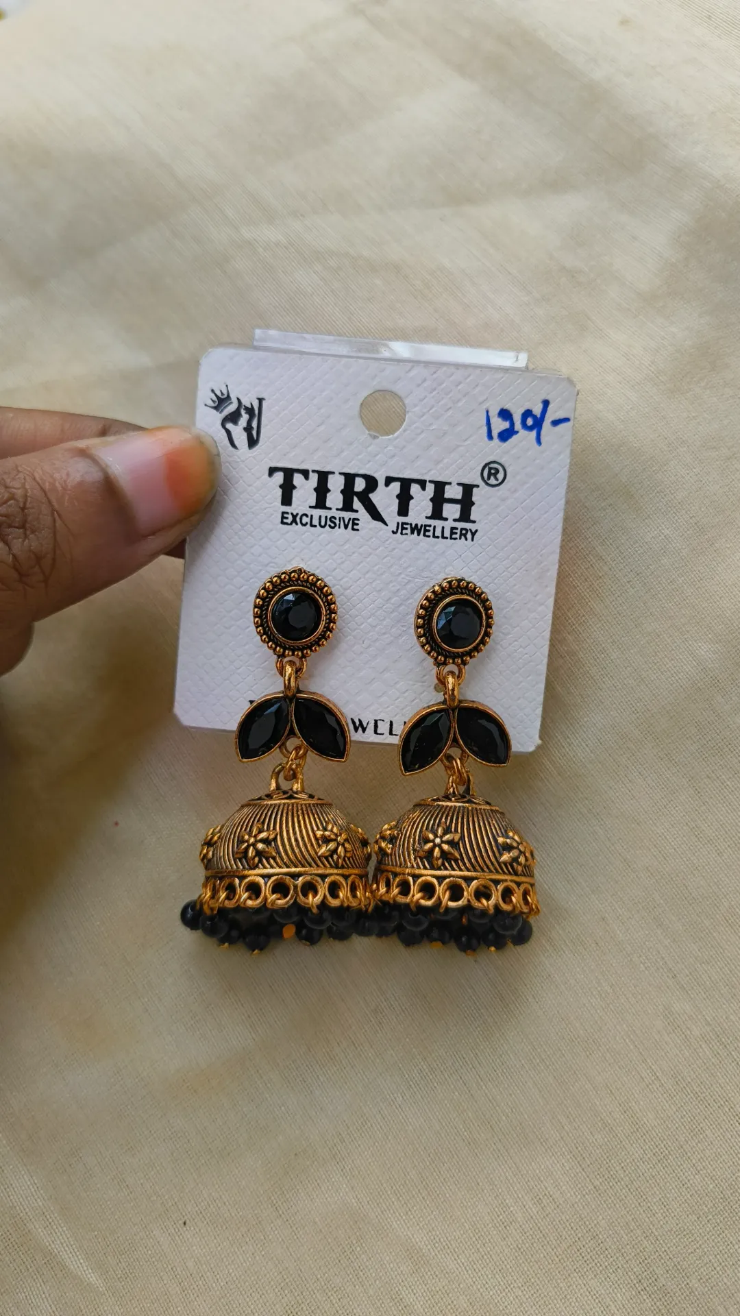 [SKU-035] Black Jhumka [SKU-035]