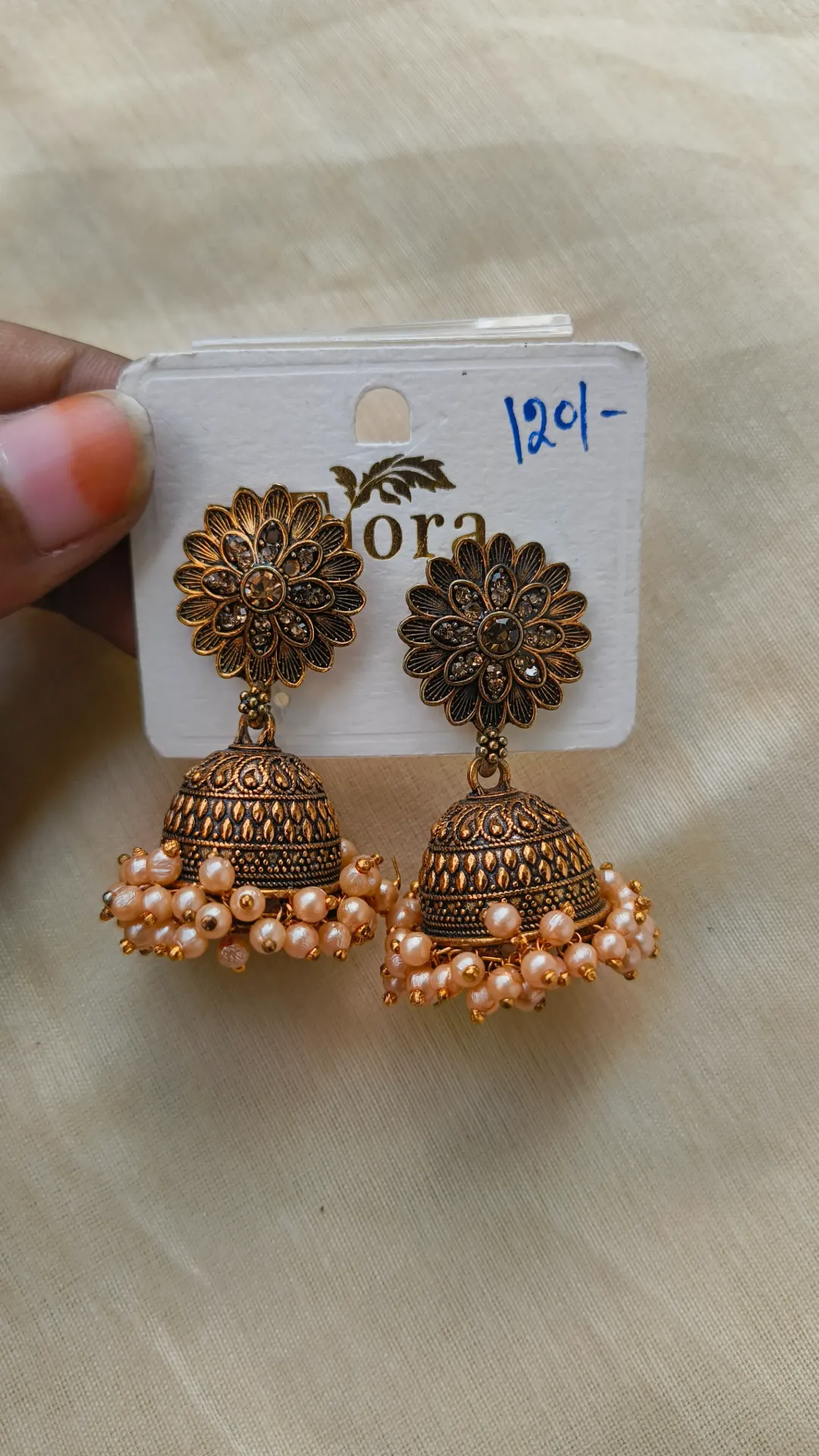 [SKU-036] Flower Jhumka [SKU-036]