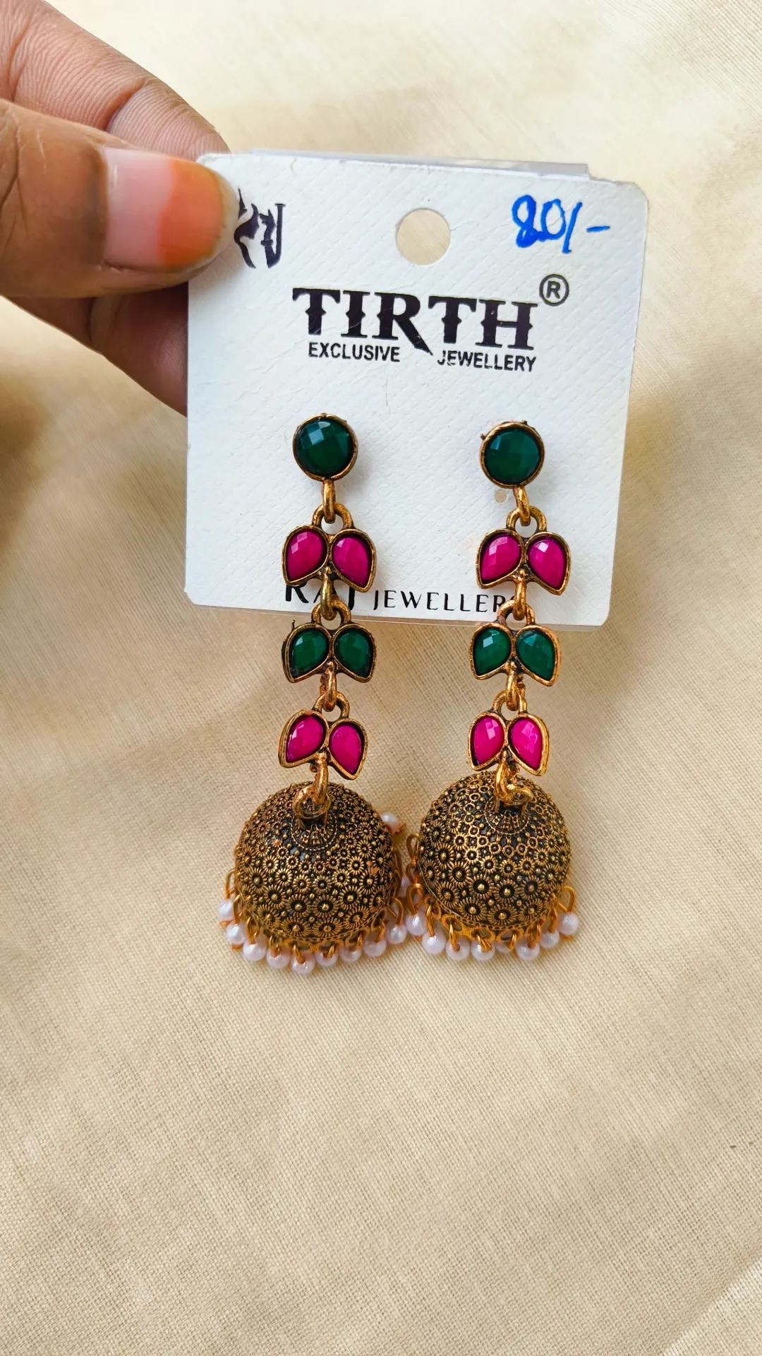 [SKU-052] Double Color Jhumka [SKU-052]