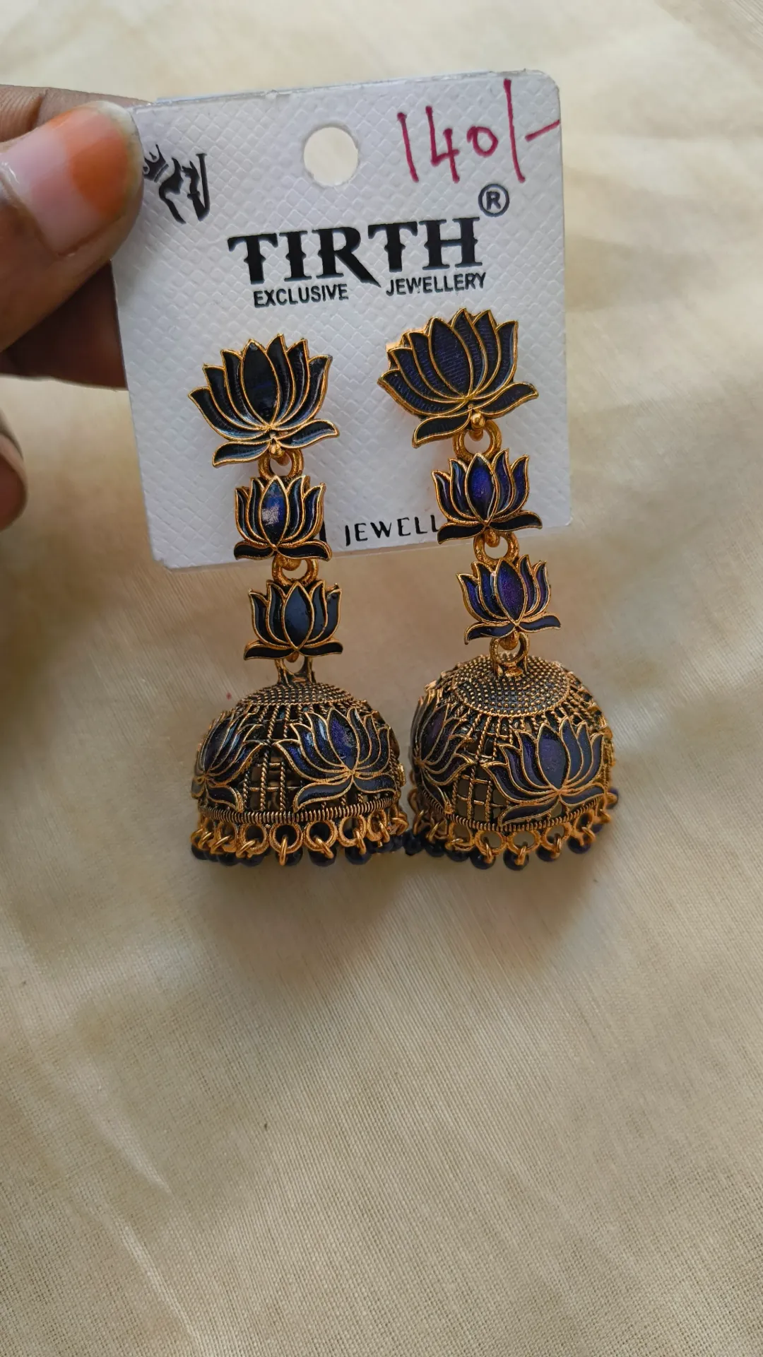 Lotus Jhumka [SKU-034]