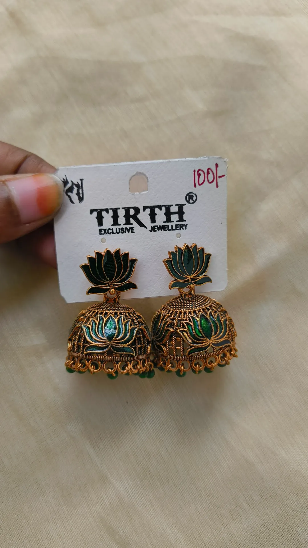 Lotus Jhumka [SKU-039]