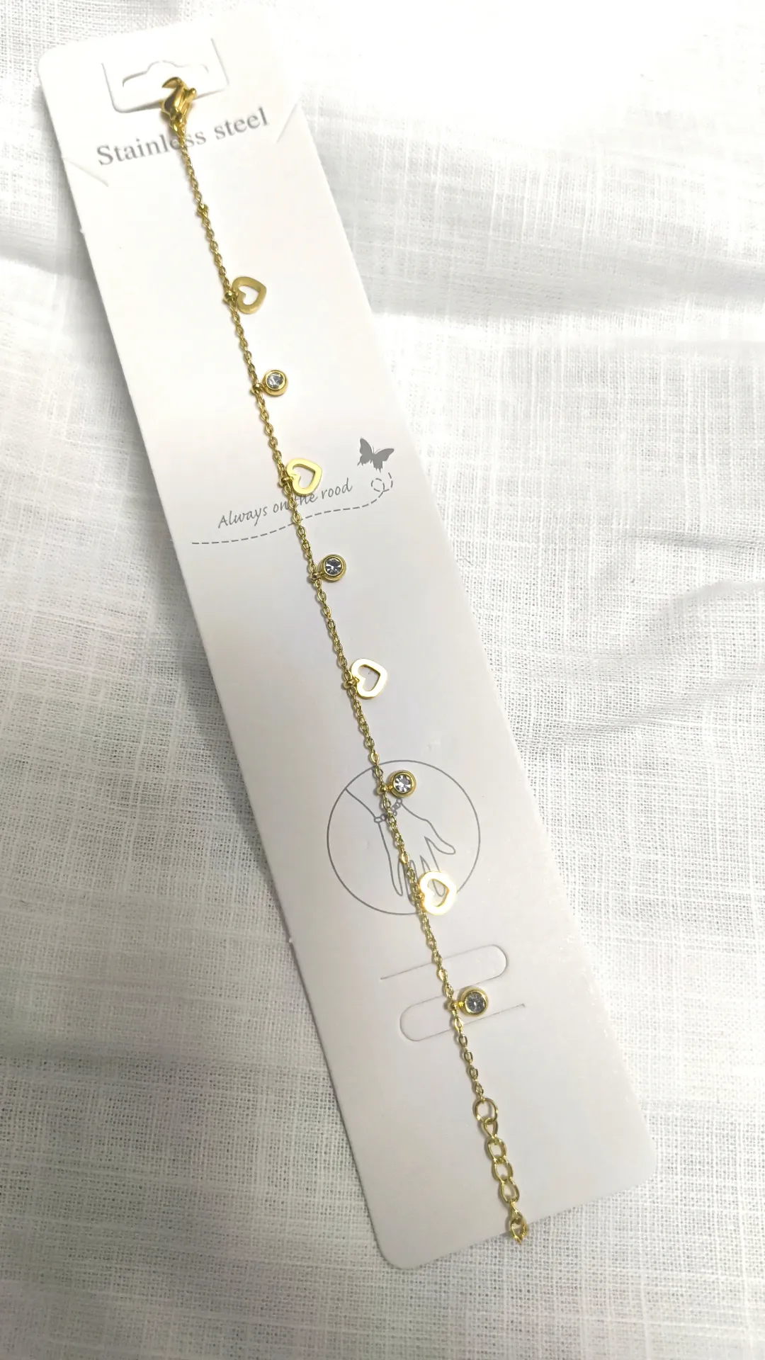 [SKU-101] Chain Bracelet - Heart