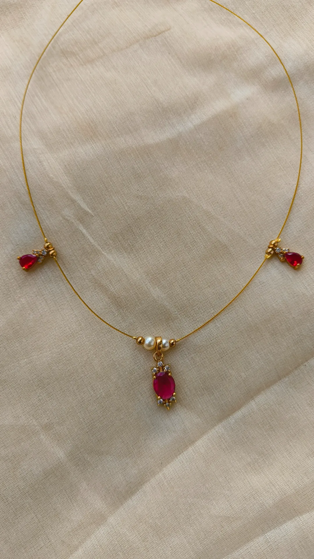 [SKU-019] Pink Emerald - Invisible Chain [SKU-019]